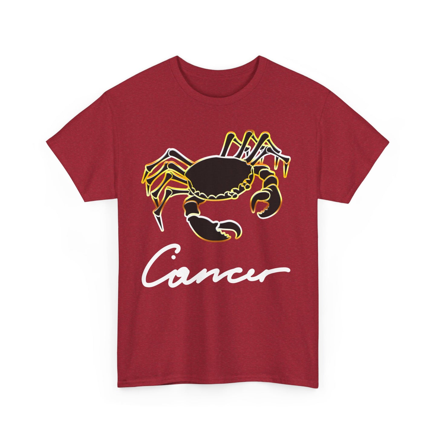 Cancer Crab, Unisex Heavy Cotton Tee