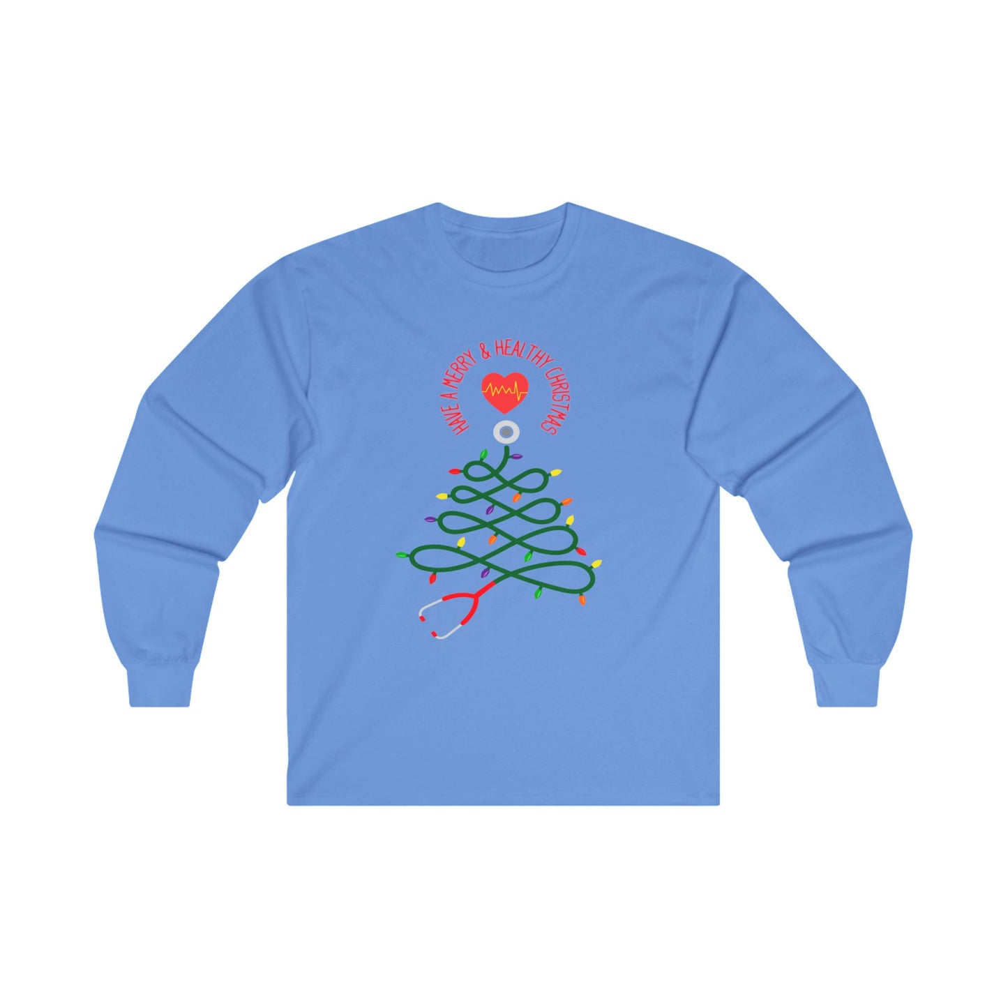 Have a Merry & Healthy Christmas, Unisex Ultra Cotton Long Sleeve Tee