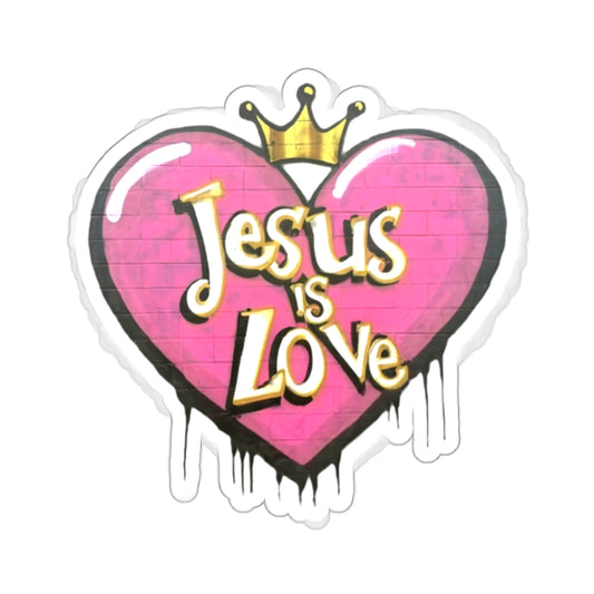 Jesus is Love, Kiss-Cut Stickers