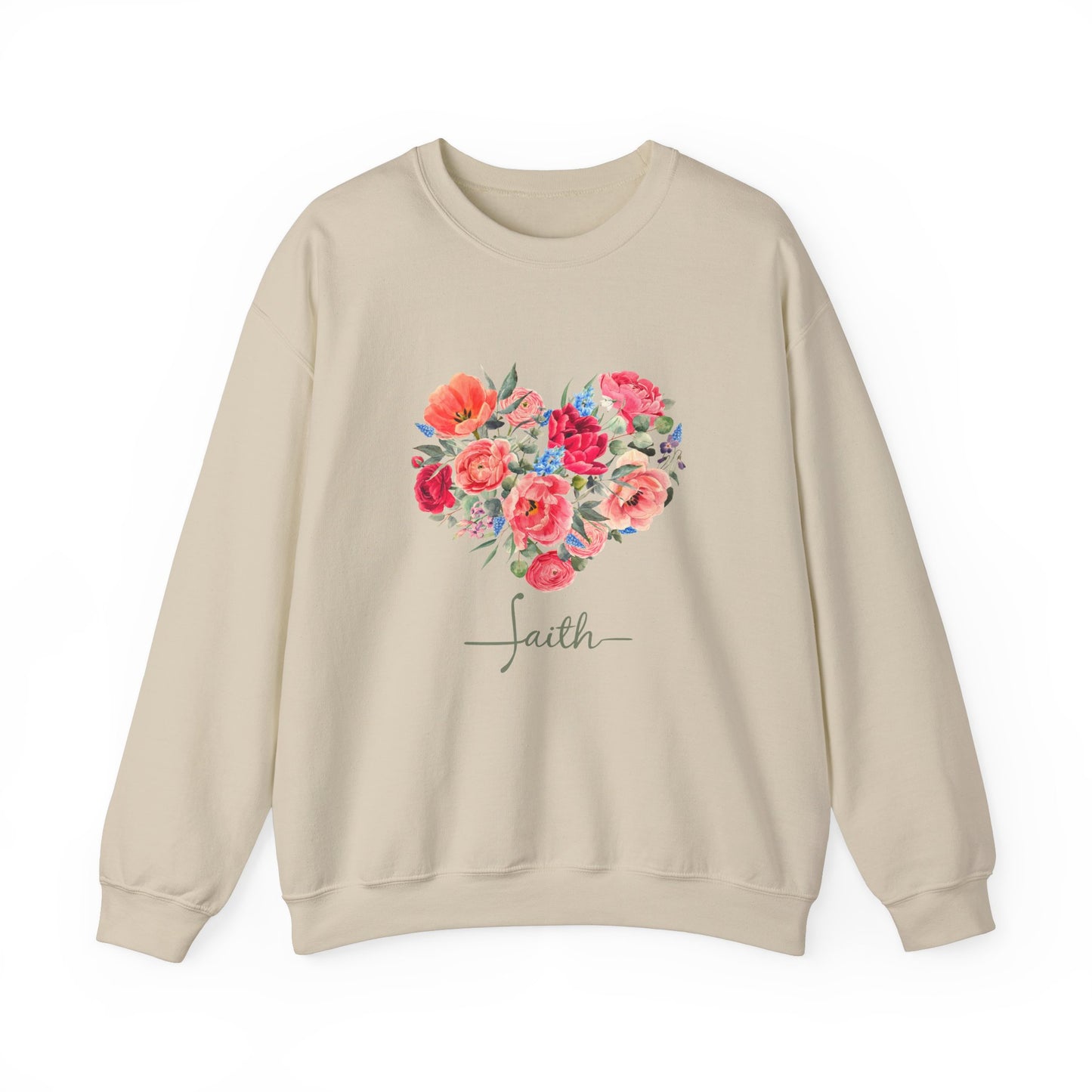 Faith Garden, Unisex Heavy Blend™ Crewneck Sweatshirt