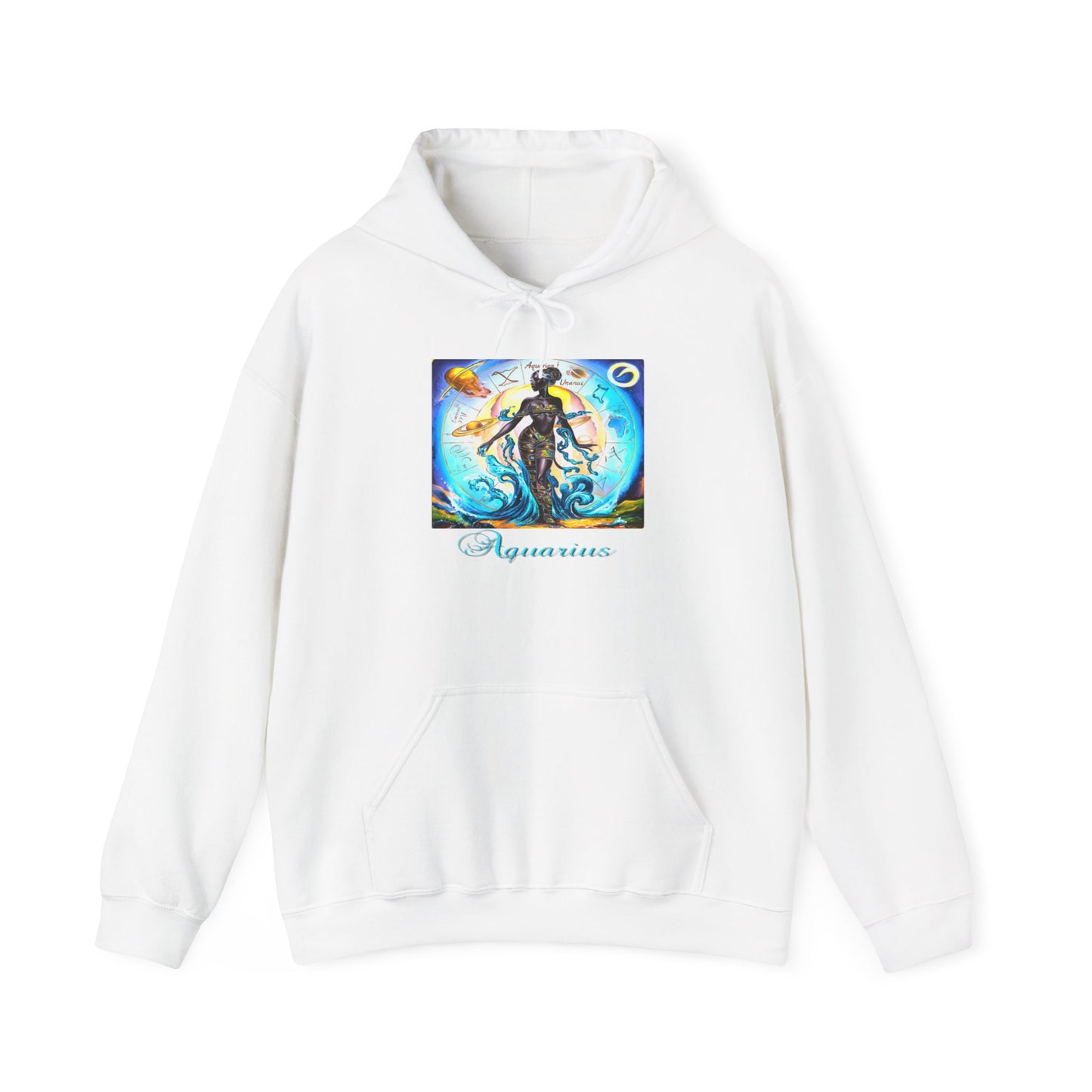 Aquarius, Unisex Heavy Blend™ Hooded Sweatshirt