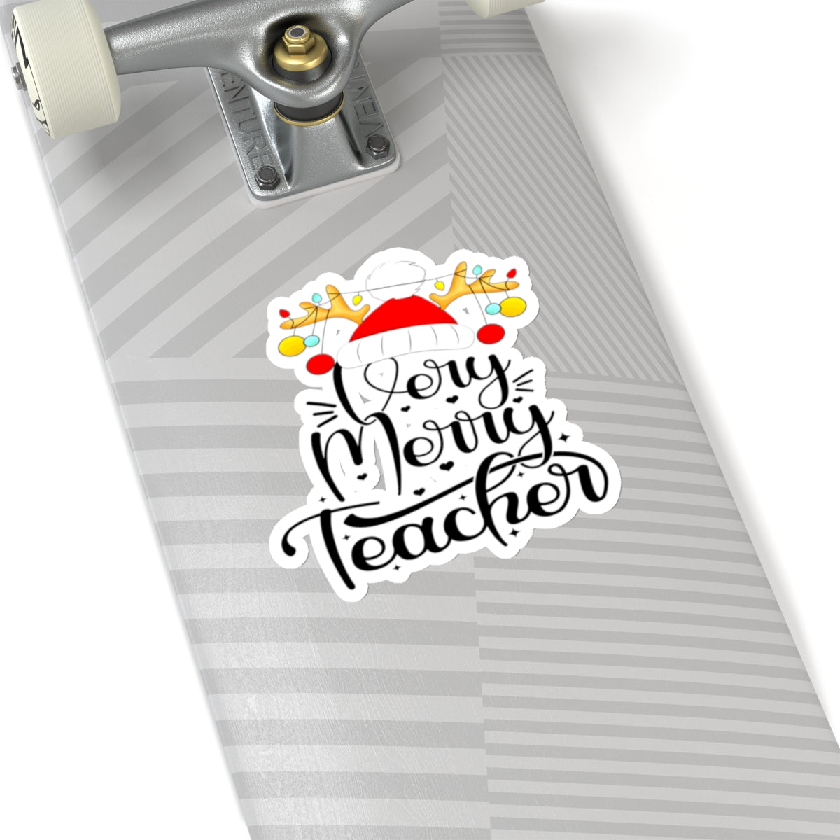 Very Merry Teacher, Kiss-Cut Stickers