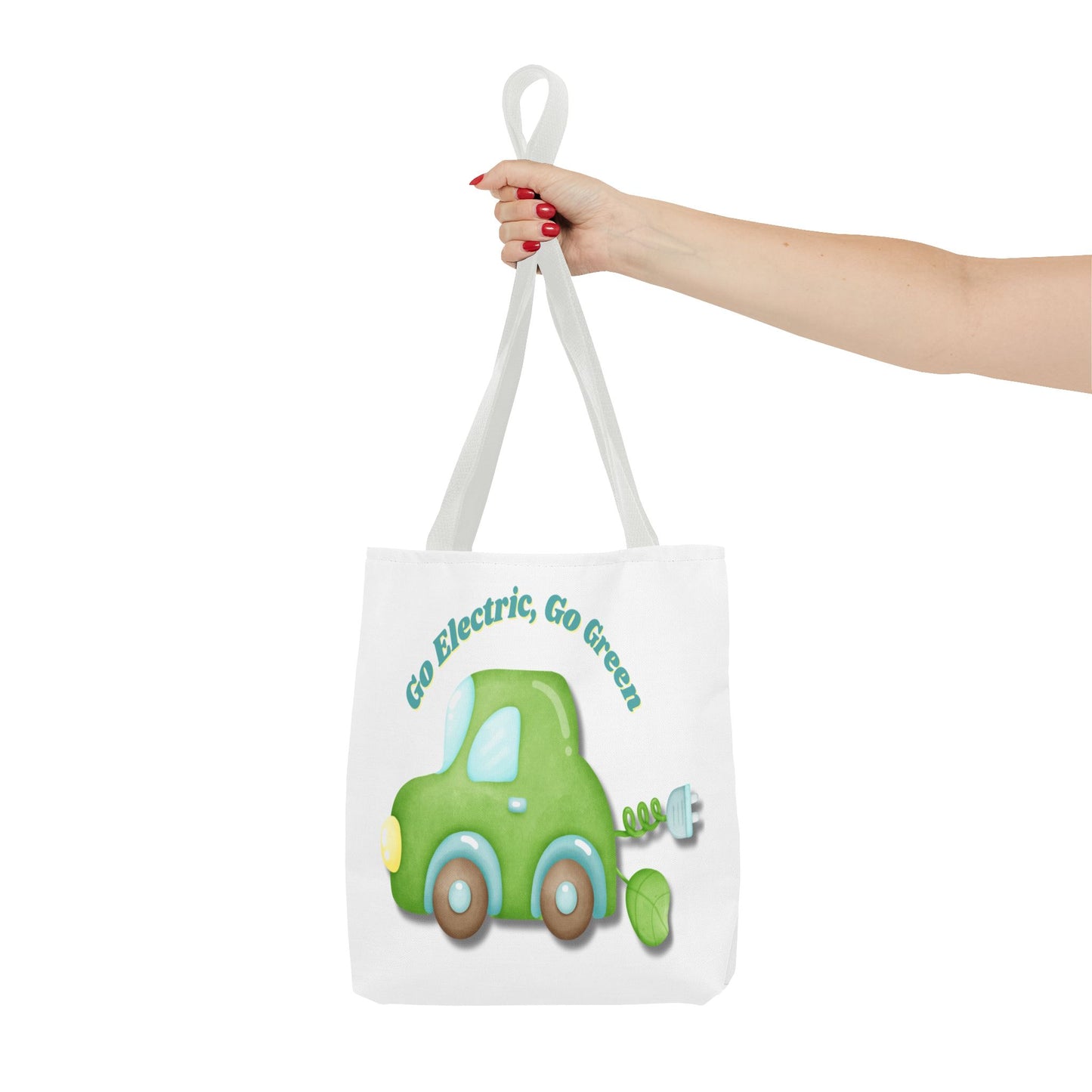 Go Electric, Go Green Tote Bag, 3 Sizes