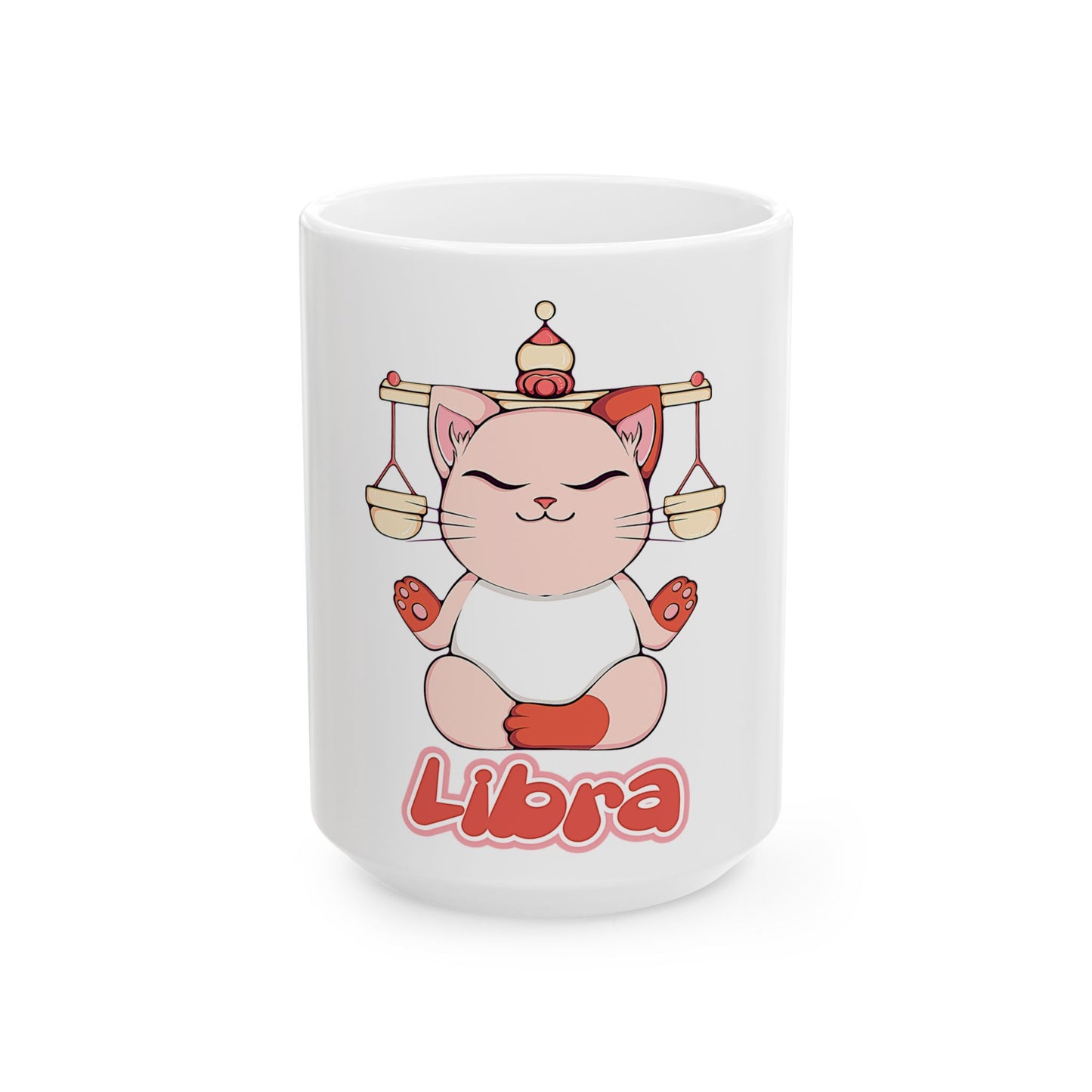 Libra Anime Ceramic Mug, (11oz, 15oz)