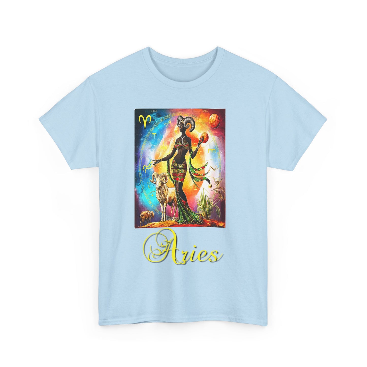 Aries, Unisex Heavy Cotton Tee