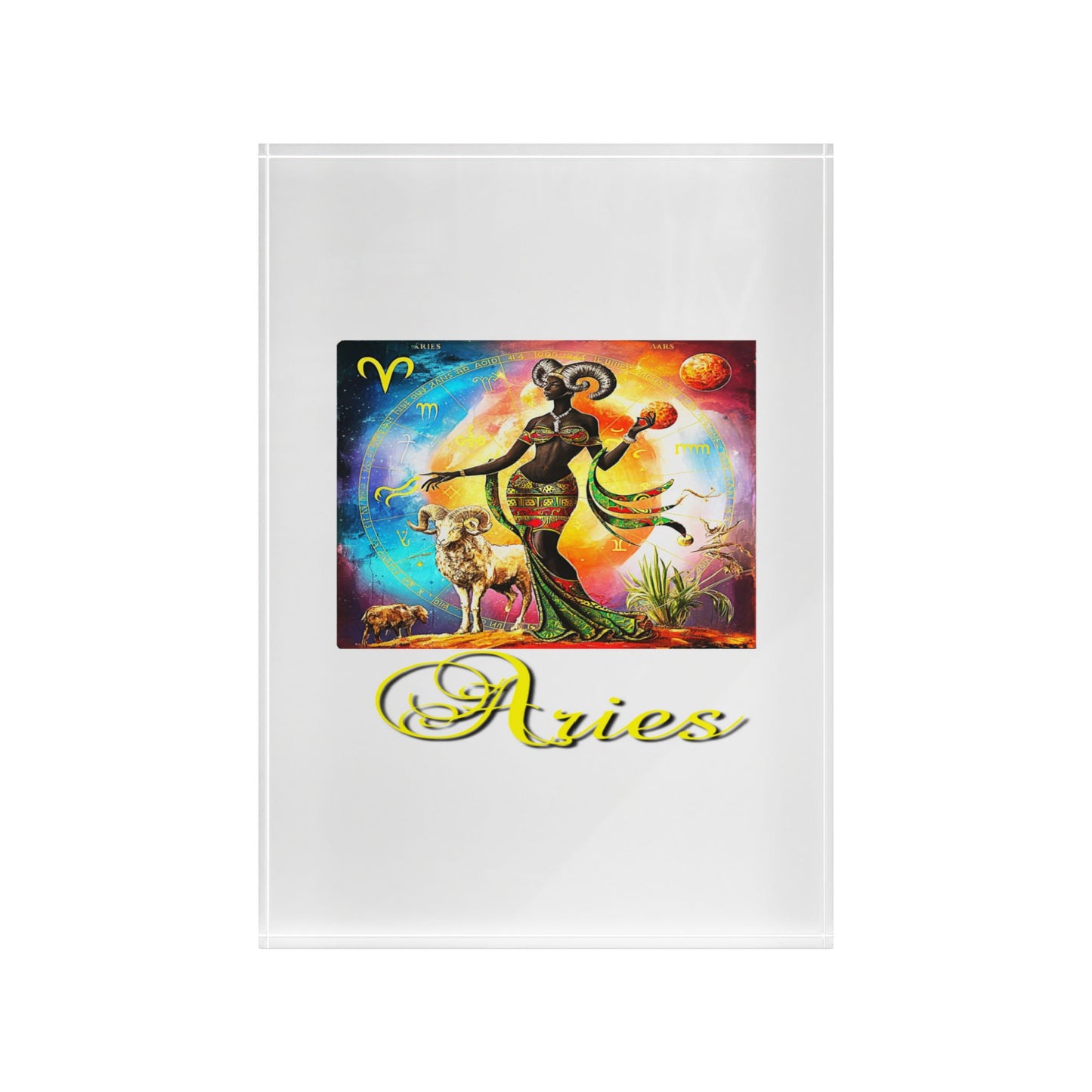 Aries, Photo Block (White)