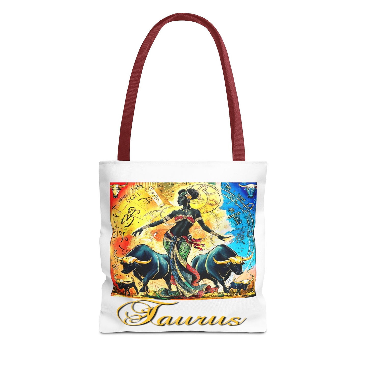 Taurus White Tote Bag, 3 Sizes