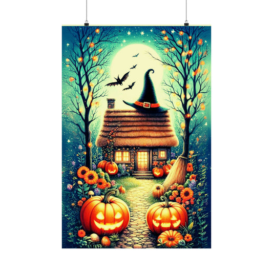 Halloween Cottage Core II, Matte Vertical Posters