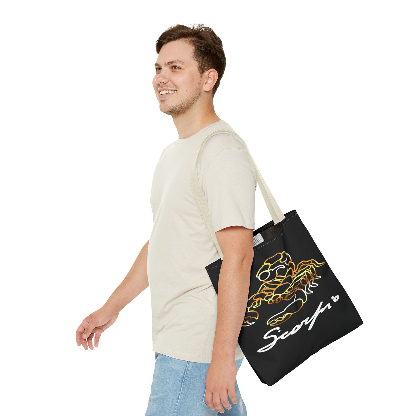 Scorpio Scorpion Black Tote Bag, 3 Sizes