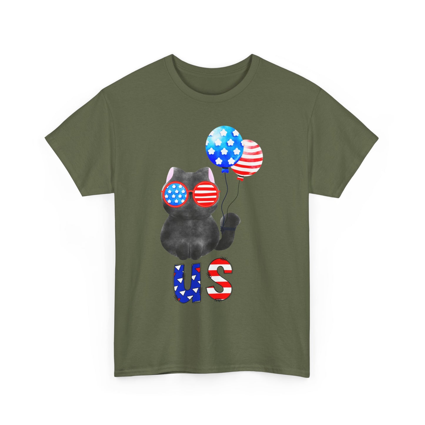 U.S. Cat II, Unisex Heavy Cotton Tee