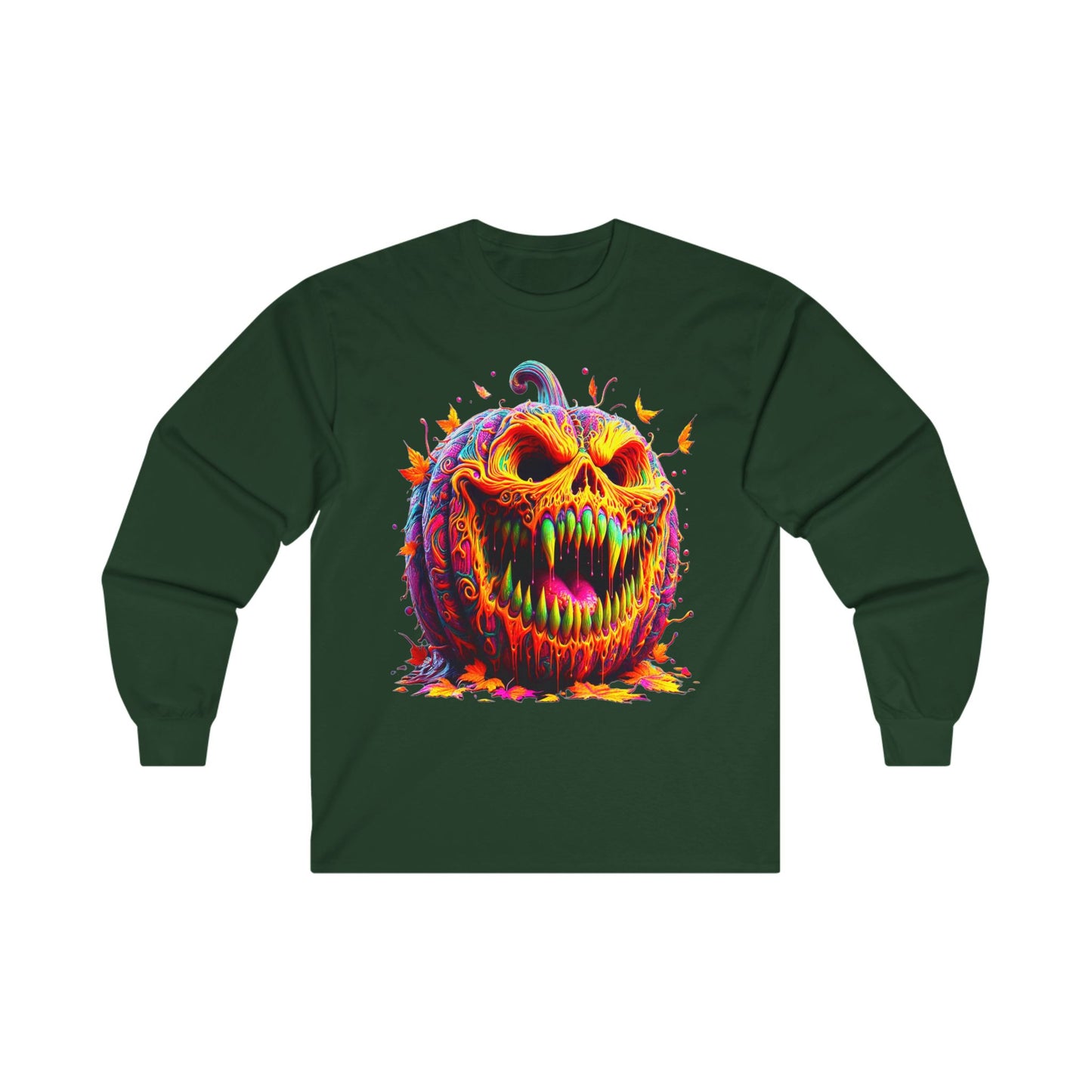 Zombie Pumpkin II, Unisex Ultra Cotton Long Sleeve Tee