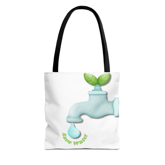 Save Water Tote Bag, 3 Sizes