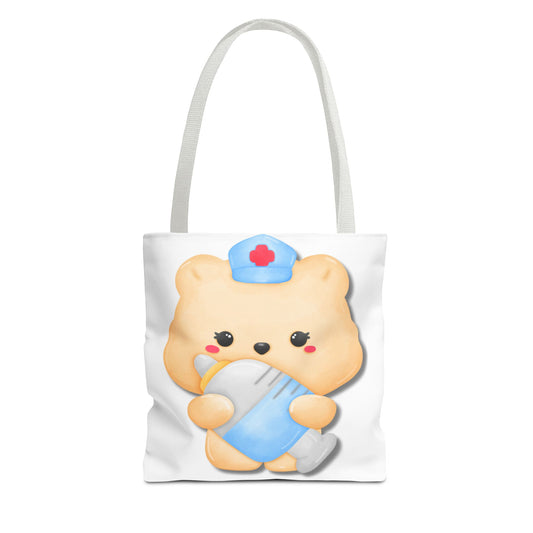 Nurse Bear Tote Bag, 3 Sizes