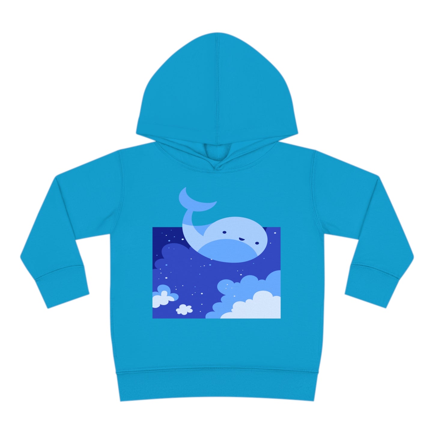 Whale Dream, Toddler Pullover Fleece Hoodie