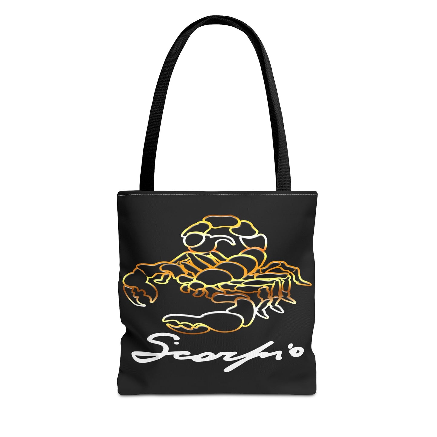 Scorpio Scorpion Black Tote Bag, 3 Sizes