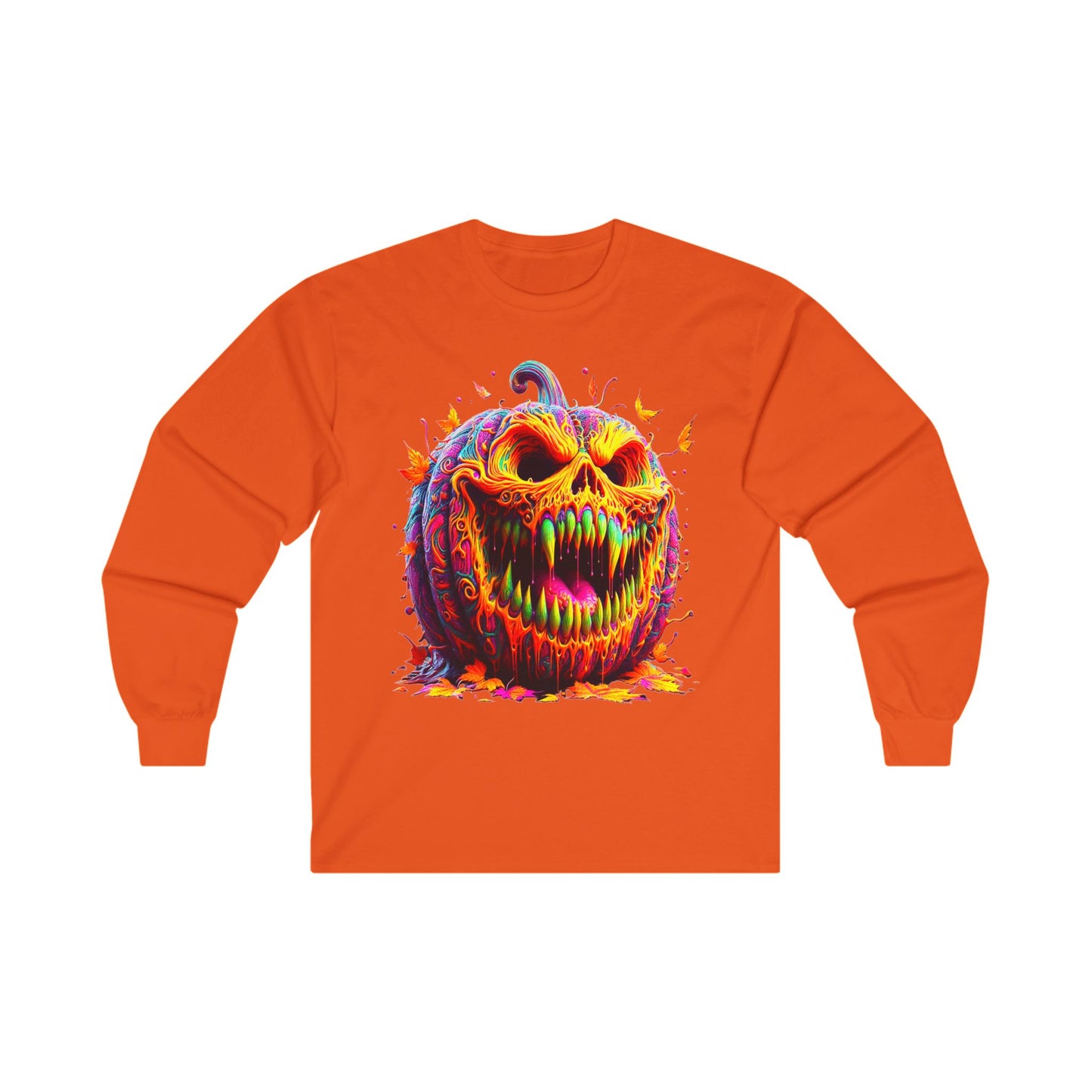 Zombie Pumpkin II, Unisex Ultra Cotton Long Sleeve Tee