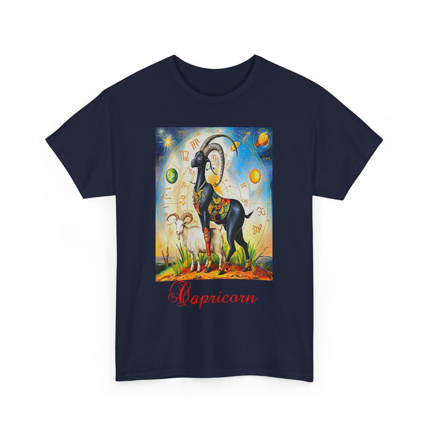 Capricorn, Unisex Heavy Cotton Tee