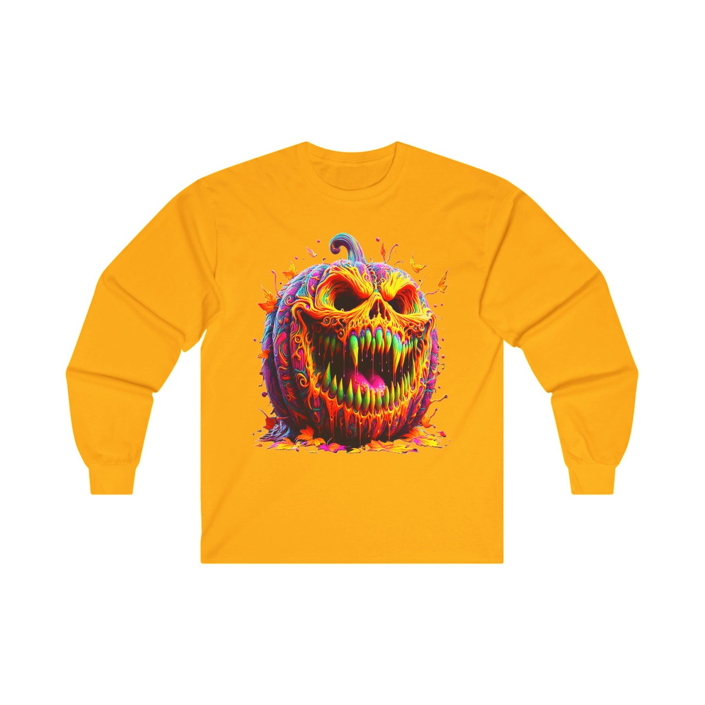 Zombie Pumpkin II, Unisex Ultra Cotton Long Sleeve Tee