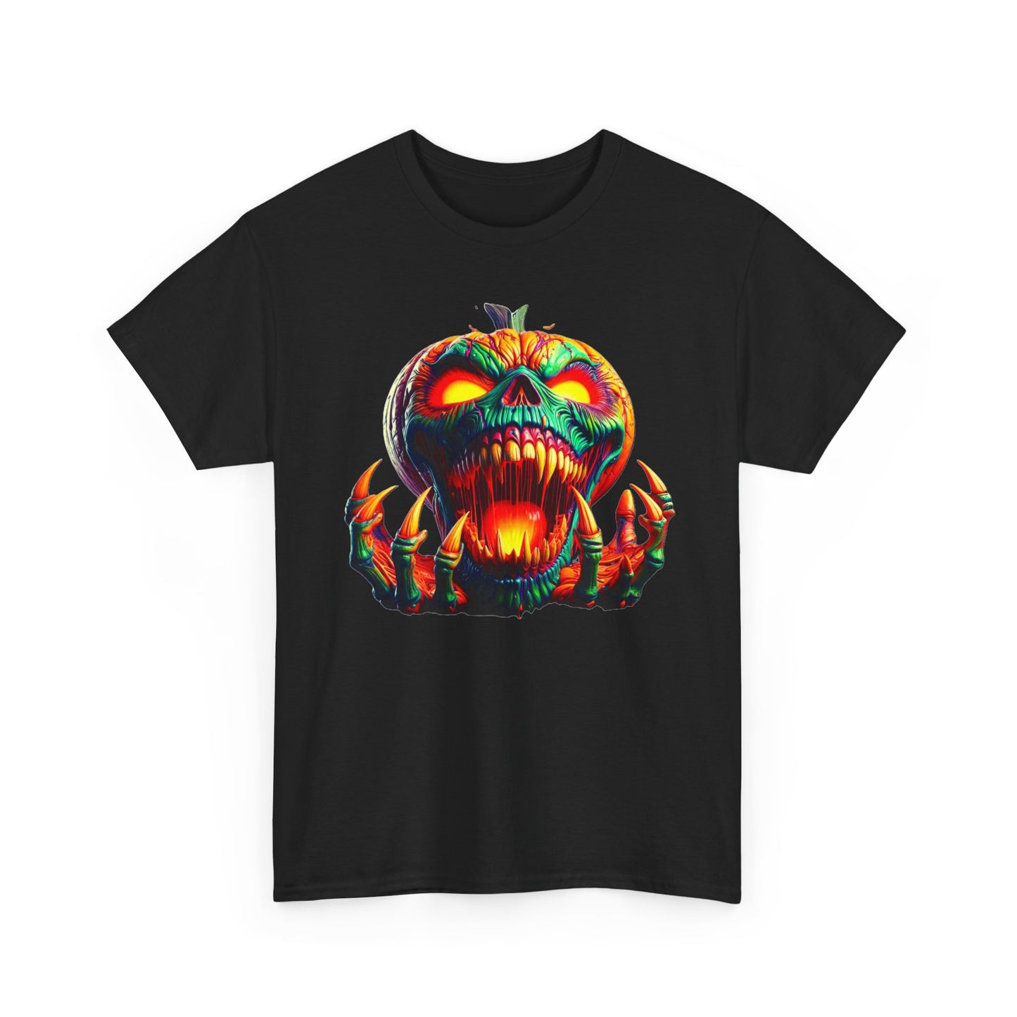 Zombie Pumpkin I, Unisex Heavy Cotton Tee