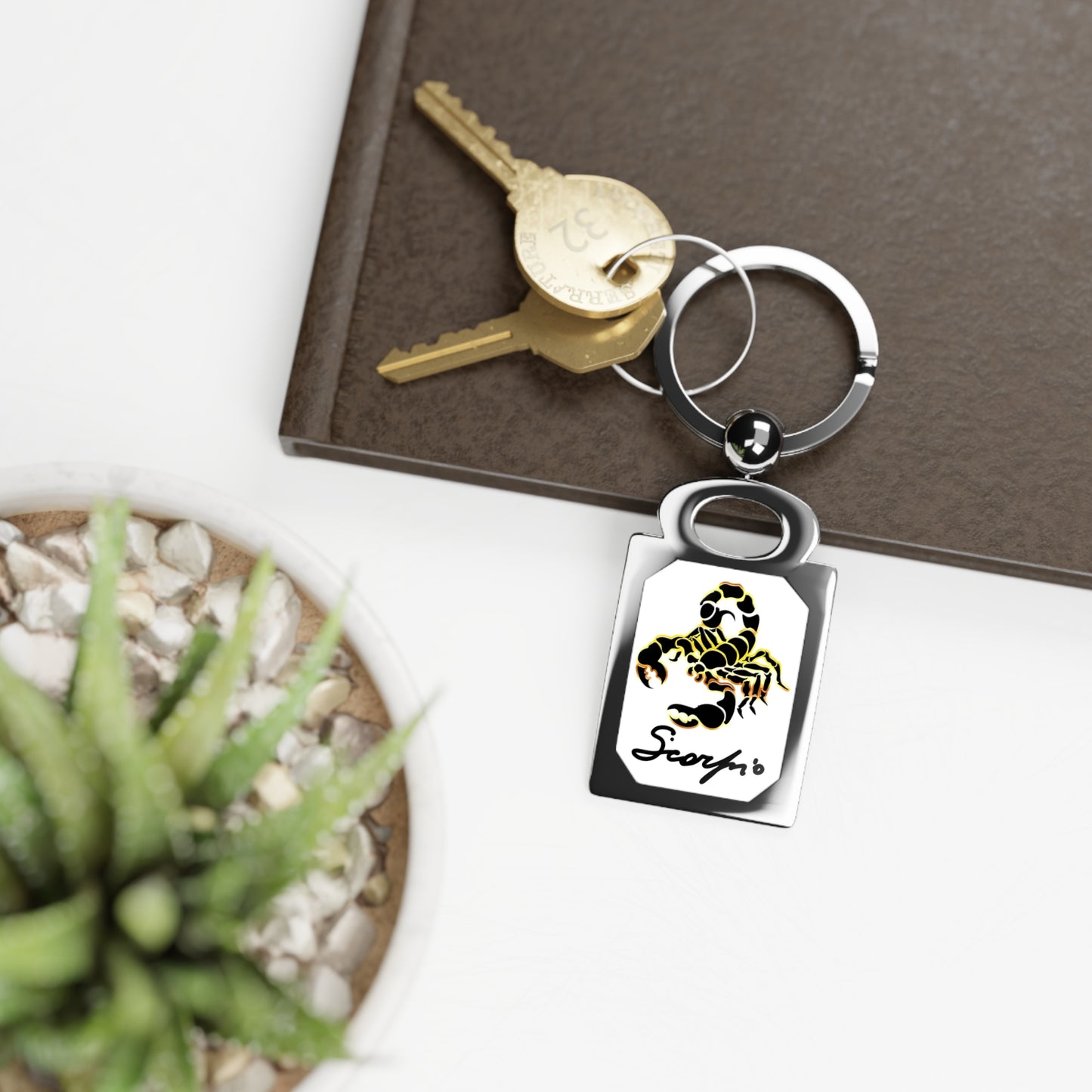 Scorpio Scorpion, Rectangle Photo Keyring