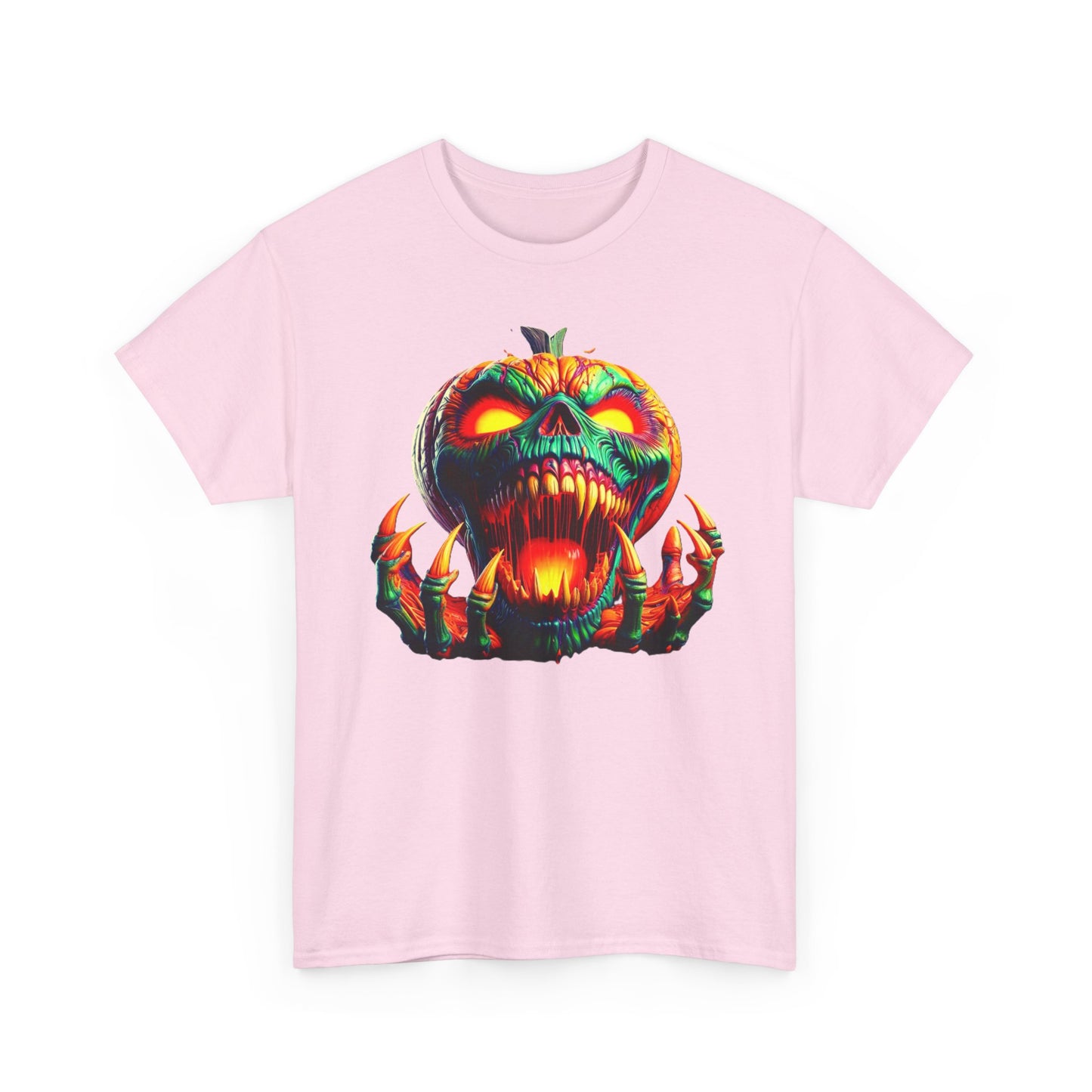 Zombie Pumpkin I, Unisex Heavy Cotton Tee