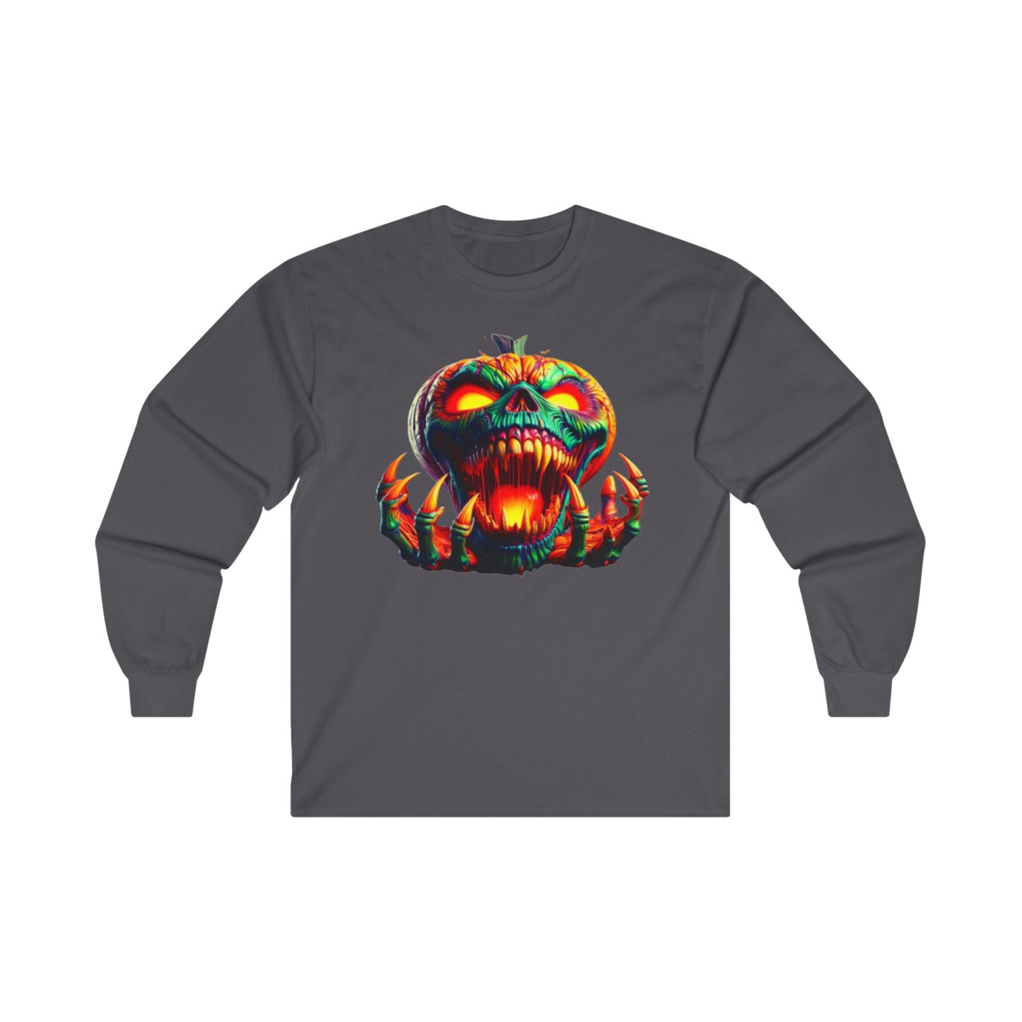 Zombie Pumpkin I, Unisex Ultra Cotton Long Sleeve Tee