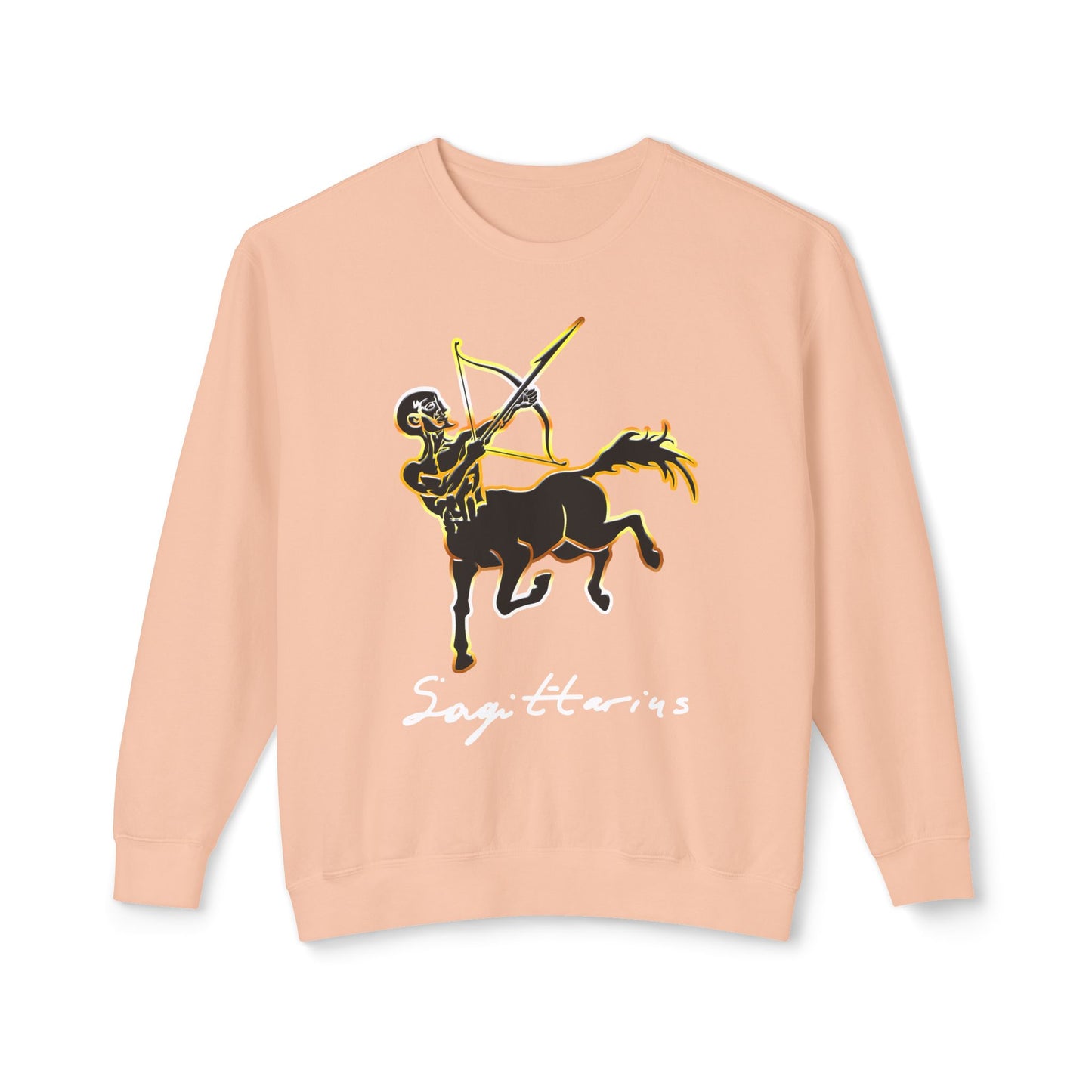 Sagittarius Centaur Archer, Unisex Lightweight Crewneck Sweatshirt