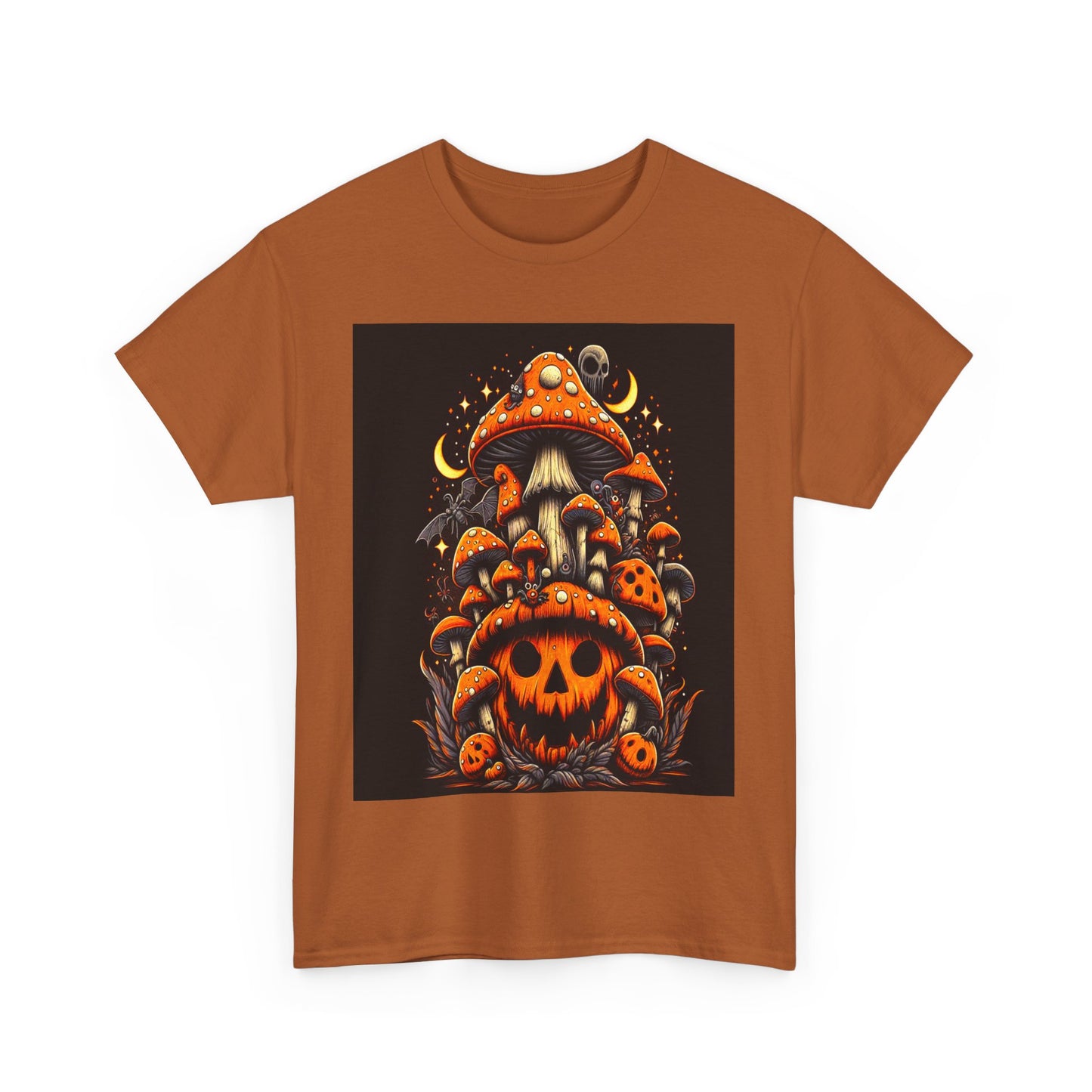 Halloween Mushrooms I, Unisex Heavy Cotton Tee