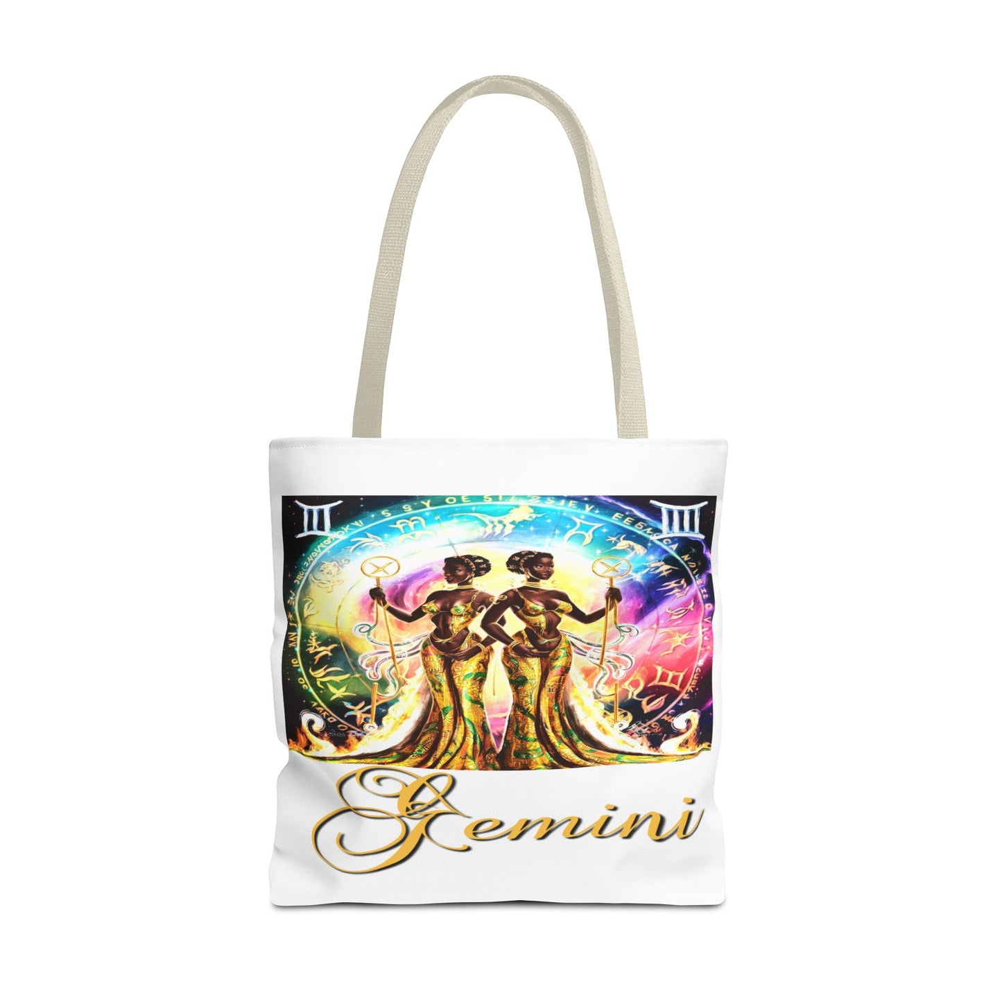 Gemini I WhiteTote Bag, 3 Sizes