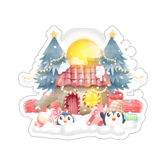 Penguin Christmas, Kiss-Cut Stickers