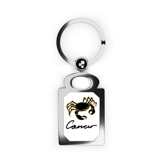 Cancer Crab, Rectangle Photo Keyring