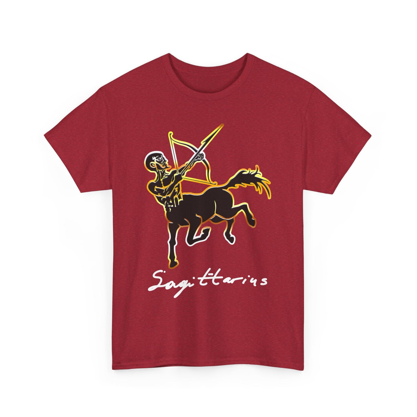 Sagittarius Centaur Archer, Unisex Heavy Cotton Tee