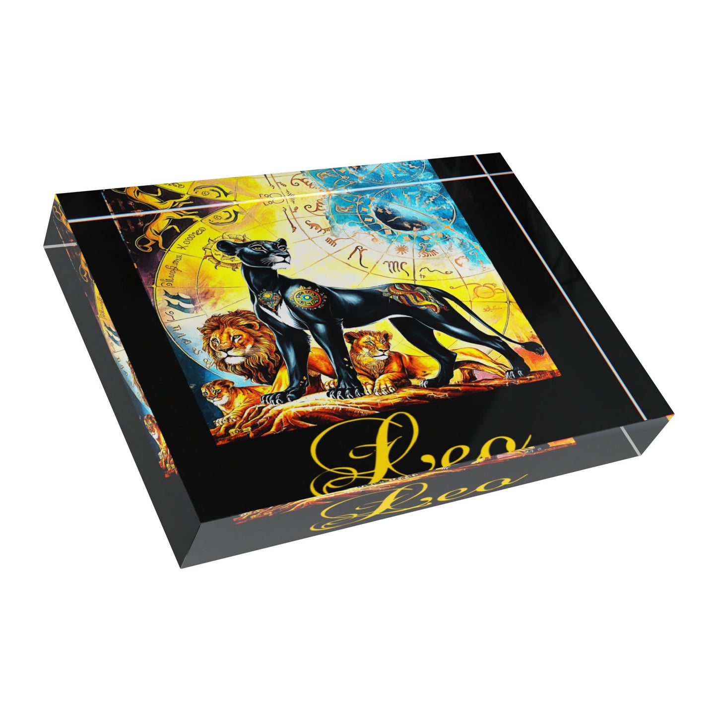 Leo, Photo Block (White)