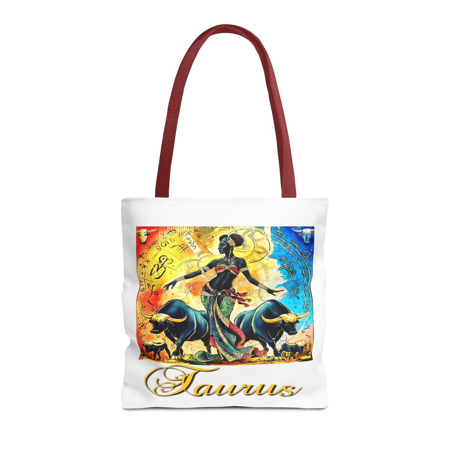 Taurus White Tote Bag, 3 Sizes