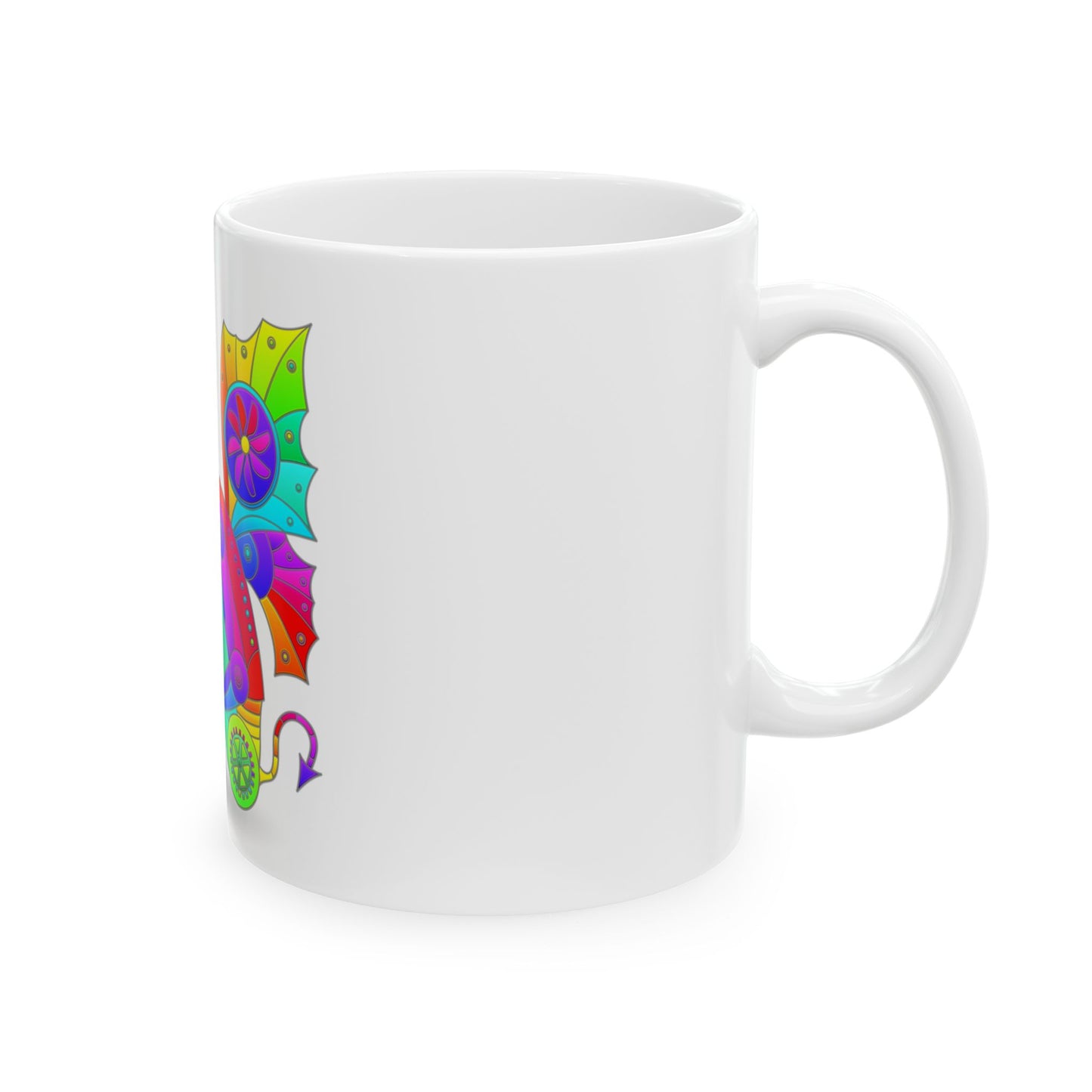 Virgo Rainbow Steampunk, Ceramic Mug (11oz, 15oz)