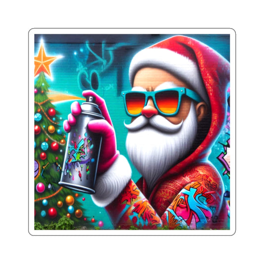 Graffiti Santa I, Kiss-Cut Stickers