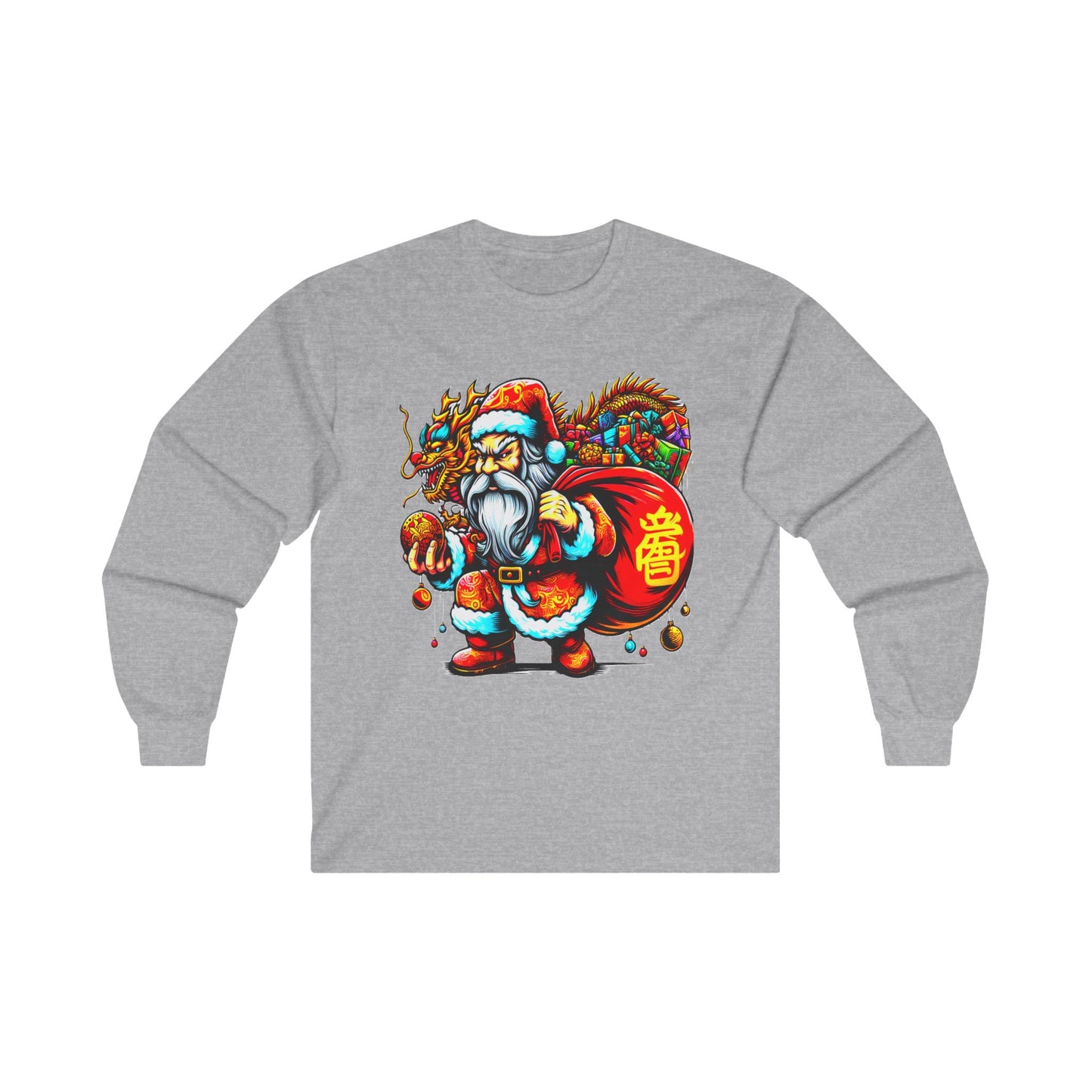 圣诞老人 (Shèngdàn Lǎorén), Unisex Ultra Cotton Long Sleeve Tee