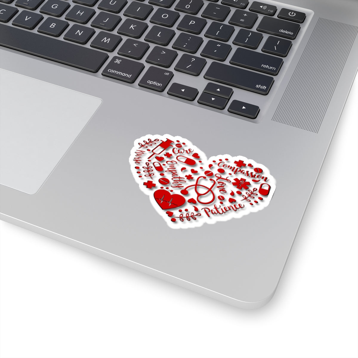 Nurse's Heart, Kiss-Cut Stickers