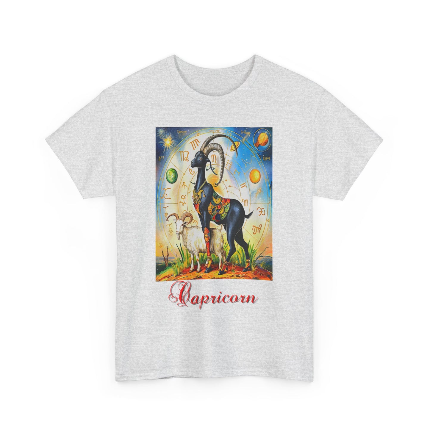 Capricorn, Unisex Heavy Cotton Tee