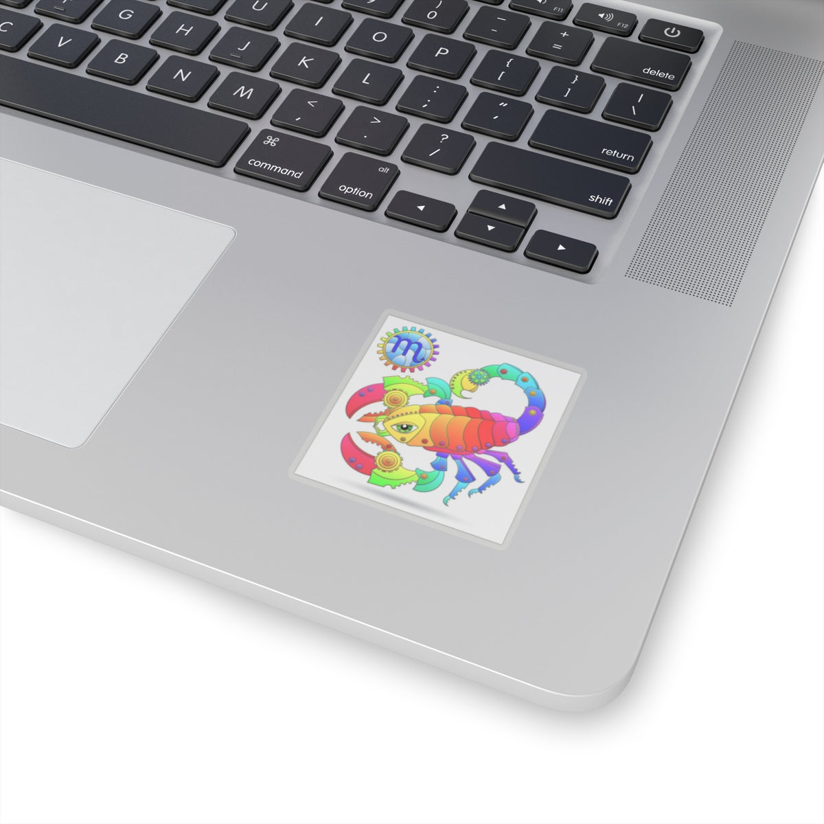 Scorpio Rainbow Steampunk, Kiss-Cut Stickers