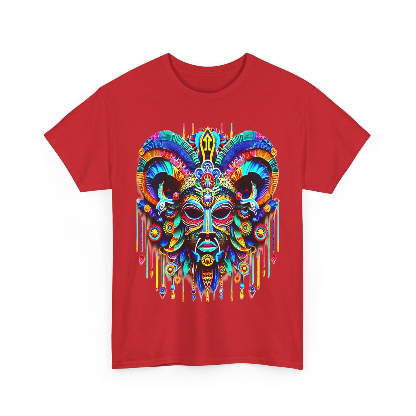 Sagittarius Mask, Unisex Heavy Cotton Tee