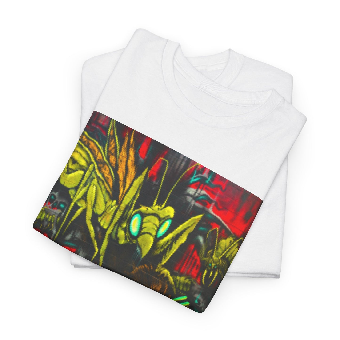 Grasshopper Alien, Unisex Heavy Cotton Tee