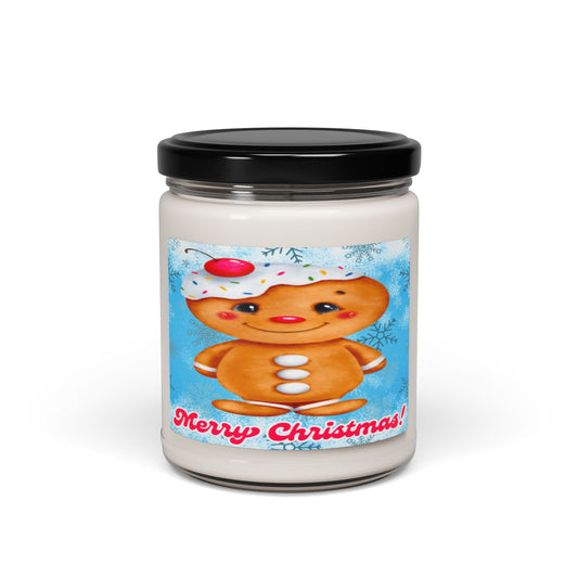 Christmas Gingerbread Kid Soy Candle, 10 Scents