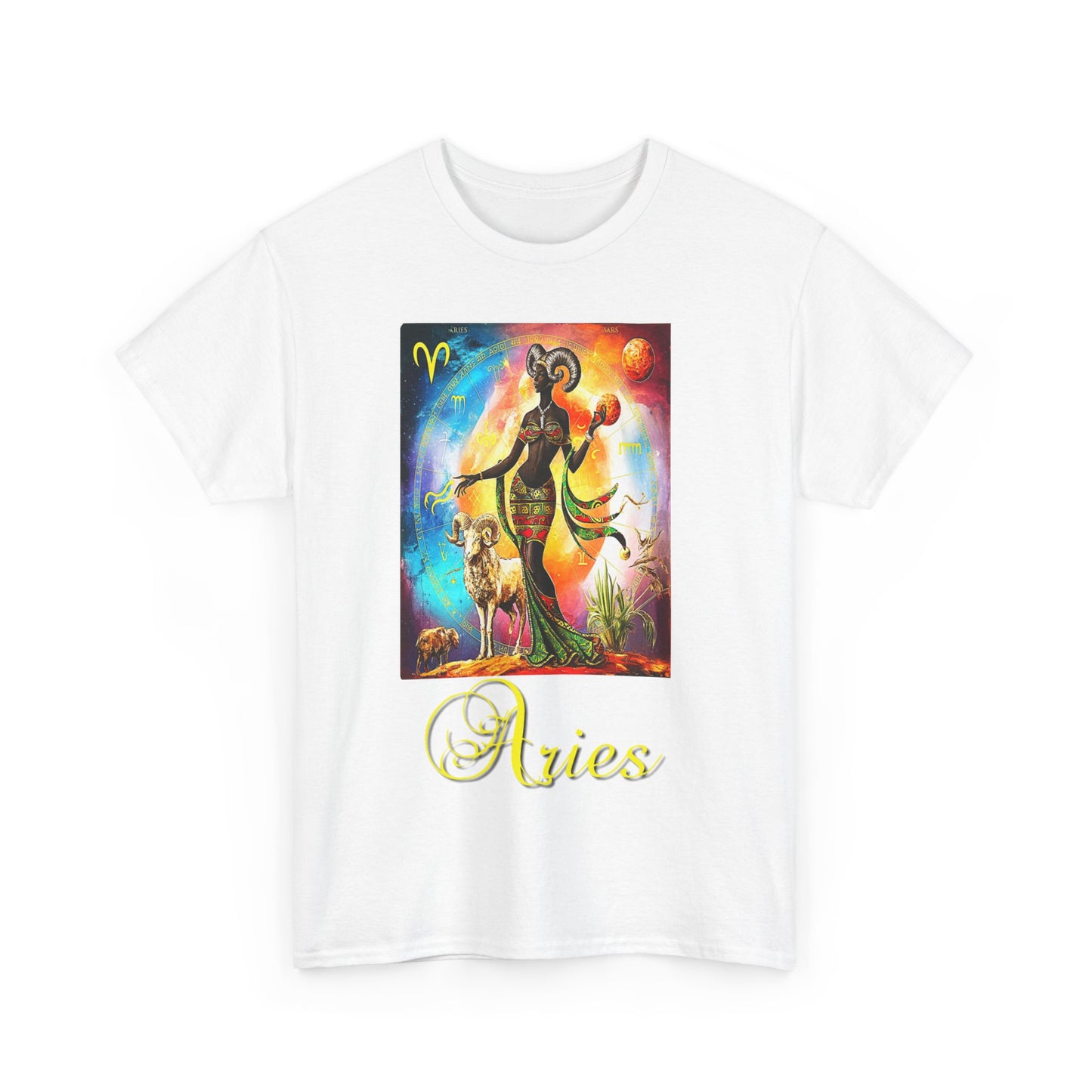 Aries, Unisex Heavy Cotton Tee