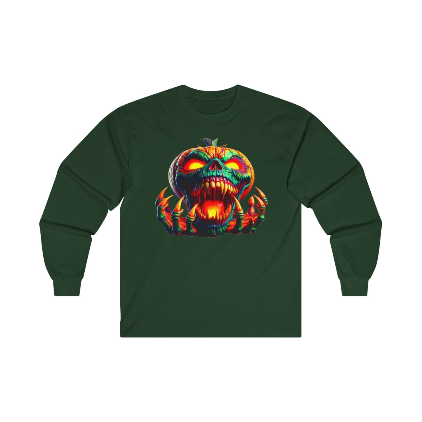 Zombie Pumpkin I, Unisex Ultra Cotton Long Sleeve Tee