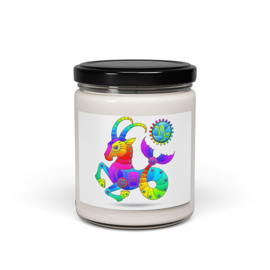 Capricorn Rainbow Steampunk Soy Candle, 10 Scents