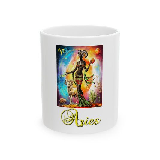 Aries Ceramic Mug, (11oz, 15oz)