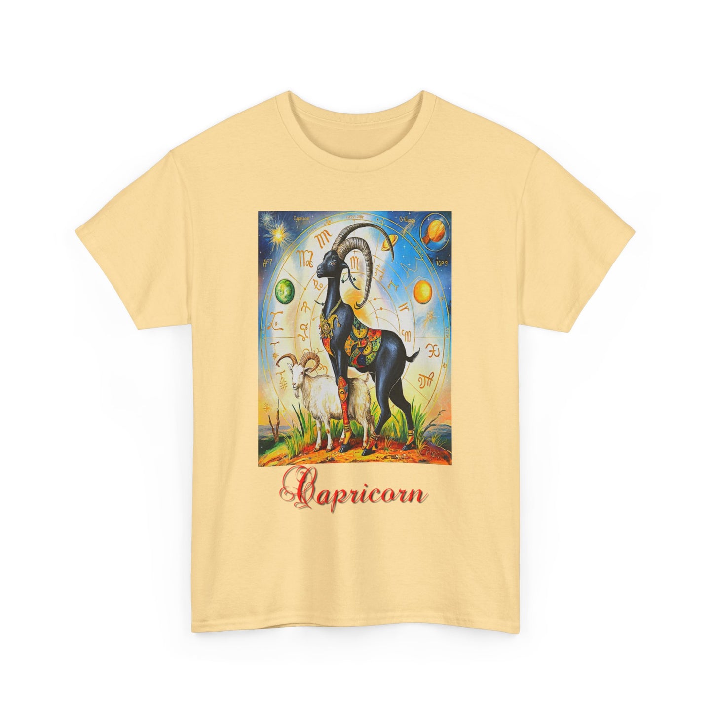 Capricorn, Unisex Heavy Cotton Tee