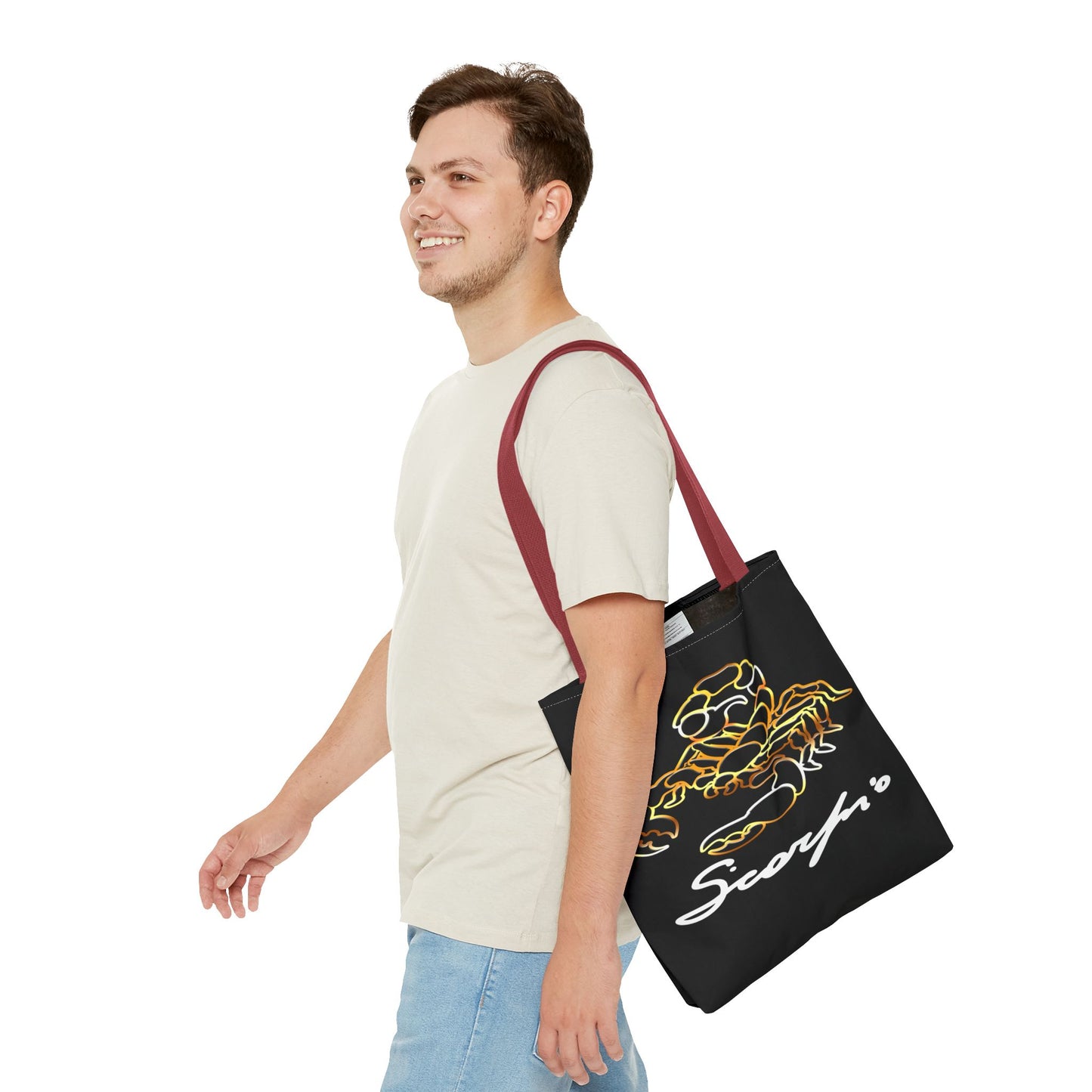 Scorpio Scorpion Black Tote Bag, 3 Sizes