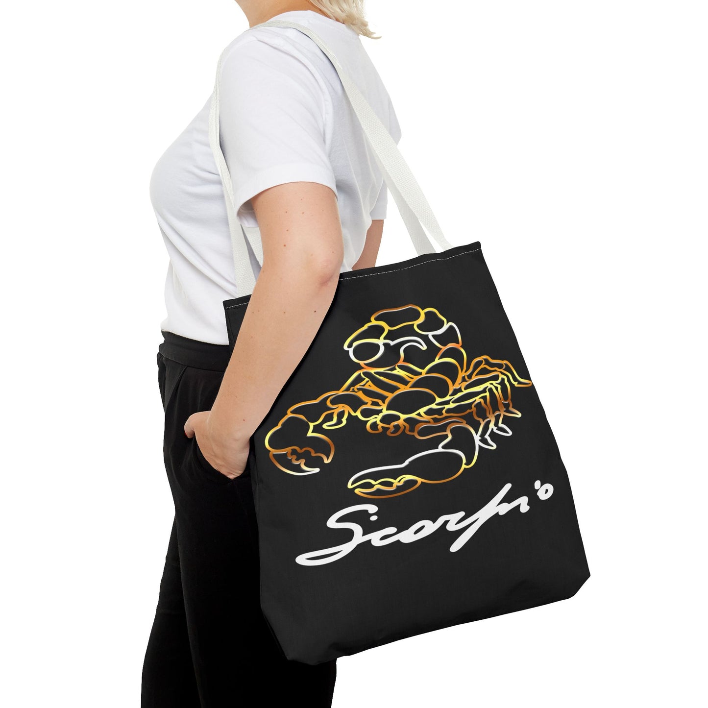 Scorpio Scorpion Black Tote Bag, 3 Sizes